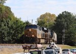 CSX 3177 leads train L619-10 past the signal